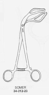 Somer Uterine Elevating Forcep